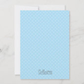 Bauernhof zum Geburtstag Einladung mit grünem Trak (Rückseite)