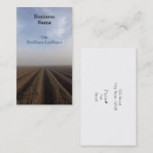 Bauernhoffeld-Visitenkarte Visitenkarte (Vorne/Hinten)