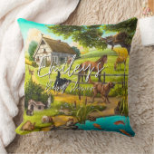 Bauernhoftiere Baby-Party Kissenbezug Kissen (Decke)