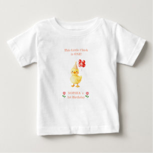 Bauernhoftiere Geburtstagsmädchen T-Shirt Editierb