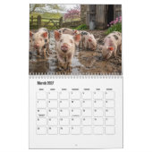 Bauernhoftiere-Kalender  Kalender (Mär 2027)