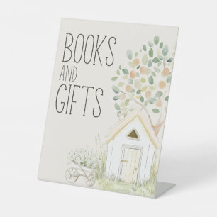 Bauernhoftiere Wiese Freund Baby Shower Bücher Ges Sockelschild