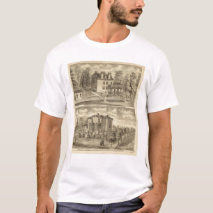 Bauernhofwohnsitz des Richters RS Brown T-Shirt