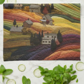 Bauernholz Geschirrtuch (Gefaltet)