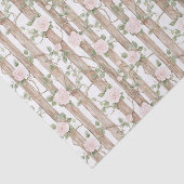 Bauernholz Rosa Blumenland Geburtstag Seidenpapier (Ausschnitt)