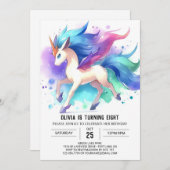 Bauernhorn Geburtstag Einladung (Vorne/Hinten)