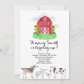 Bauernjunge Geburtstag Einladung (Vorderseite)