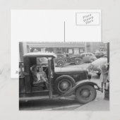 Bauernkinder Besucherstadt, 1941 Postkarte (Vorne/Hinten)