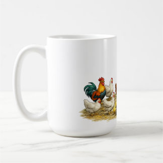 Bauernmädchen mit Eiern, niedliche rustikale Landk Kaffeetasse