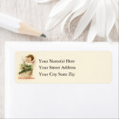 Bauernmädchen mit Weihnachtskorb Vintag (Insitu)