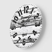 Bauernmarkt Antike Große Wanduhr (Winkel)