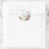 Bauernmarkt-Aufkleber Runder Aufkleber (Tasche)