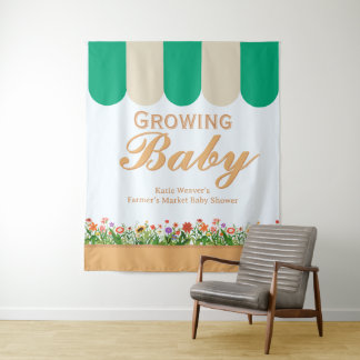 Bauernmarkt-Baby-Party - Geschlechtsneutral  Wandteppich
