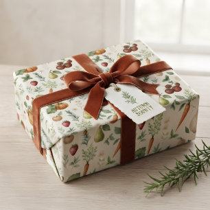 Bauernmarkt-Baby-Shower-Geschenkverpackungspapier Geschenkpapier