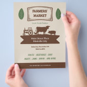 Bauernmarkt Flyer (Hand)