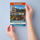 Bauernmarkt Flyer (Handgriff)