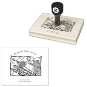 Bauernmarkt-Illustration Stempel (Stempel)