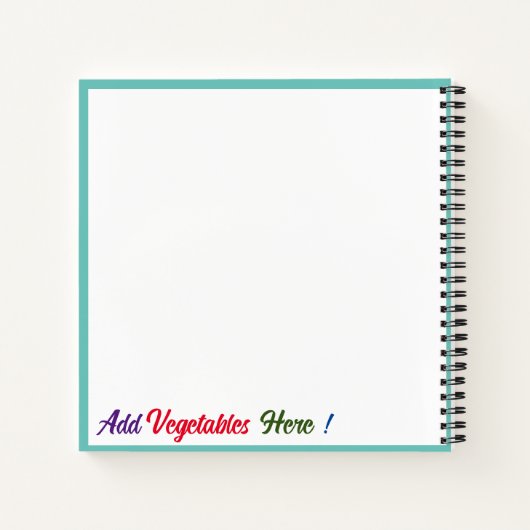 Bauernmarkt Ledger Notizblock (Rückseite)