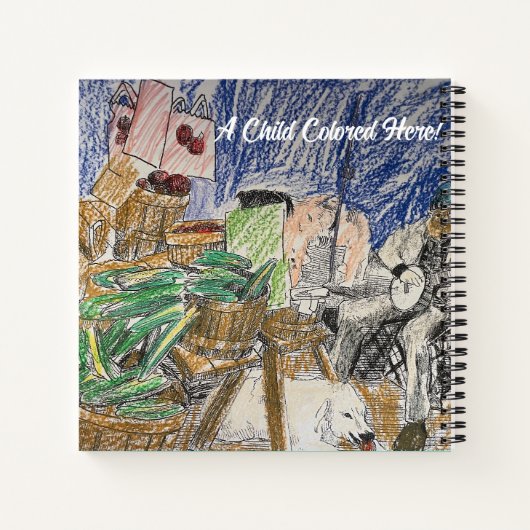 Bauernmarkt Ledger Notizblock (Rückseite)