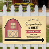 Bauernmarkt Modernes Bauernhaus-Marketing-Banner Banner