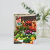 Bauernmarkt Postkarte (Stehend Vorderseite)