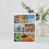 Bauernmarkt Postkarte (Stehend Vorderseite)