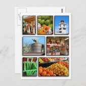 Bauernmarkt Postkarte (Vorne/Hinten)