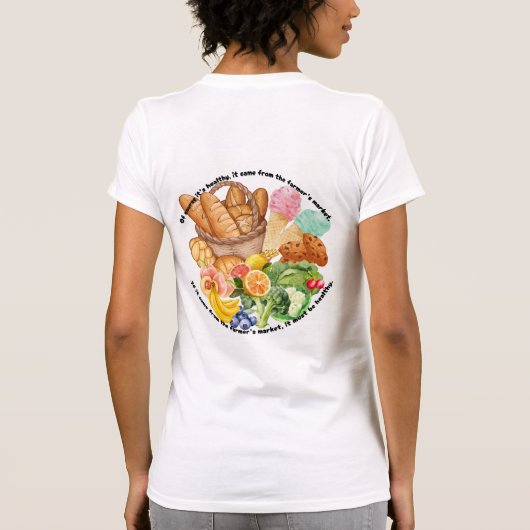 Bauernmarkt T-Shirt (Rückseite)