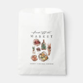 Bauernmarkt-Themen-Junggesellinnenabschied Geschenktütchen (Vorderseite)