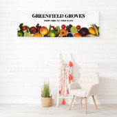 Bauernmarkt-Verkäufer Frischwaren-Promotion Banner (Insitu)