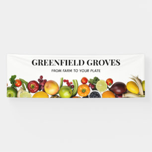 Bauernmarkt-Verkäufer Frischwaren-Promotion Banner