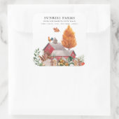 Bauernmarkt | Zuchtbetrieb zu Tafelweide Quadratischer Aufkleber (Tasche)