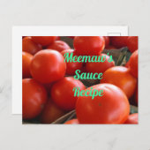 BauernmarktTomaten Postkarte (Vorne/Hinten)