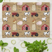 Bauernmuster Land Küchentuch (Gefaltet)