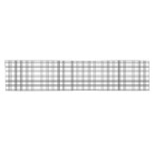 Bauernmuster Schwarz-Weiß-Land Kurzer Tischläufer (Horizontal)