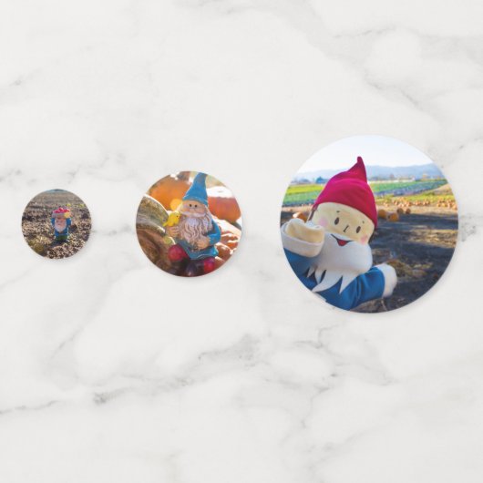 Bauernnomes Konfetti (Vorderseiten)