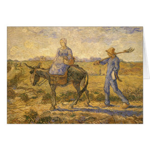 Bauernpaar von Vincent van Gogh zur Arbeit