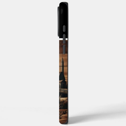 Bauernpferd mit Cowboyhut Case-Mate iPhone Hülle (Rückseite / Links)