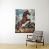 Bauernpferd Wandteppich (Beispiel)