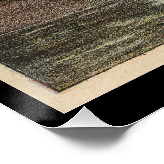 Bauernpferde Trinkwasser Werbung für Ephemera Poster (Ecke)