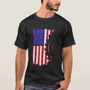 Bauernsawstaub 4. Juli für Holzarbeiter Männer T-Shirt