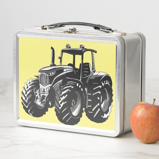 Bauernschlepper Perfekter Maschinenbau des Bauern Metall Brotdose (Beispiel)