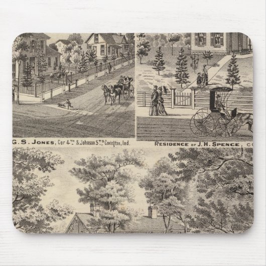 Bauernsitz von George Nebeker Mousepad (Vorne)