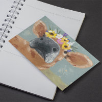 Bauernspass - Kuh mit Blume Crown