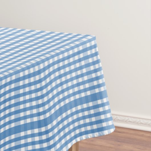 Bauernstil Blau und Weiß Gingham Tischdecke (Beispiel)
