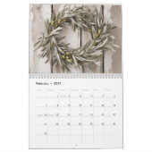 Bauernstil Kalender (Feb 2027)