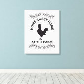 Bauernstil Leinwand Mauer (Insitu (Holzboden))