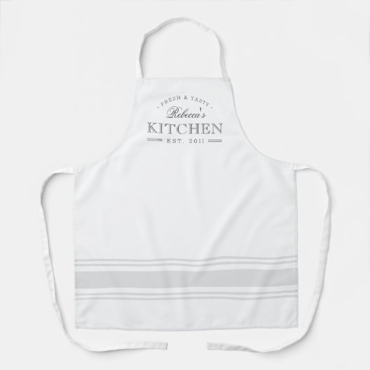 Bauernstil Personalisierte Schürze (Vorderseite)