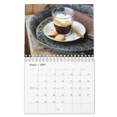 Bauernstil rustikaler Kaffee Zwei Seiten kleiner K Kalender (Mär 2027)
