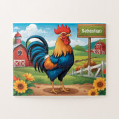 Bauernstube Personalisierte Kinder Puzzle (Horizontal)